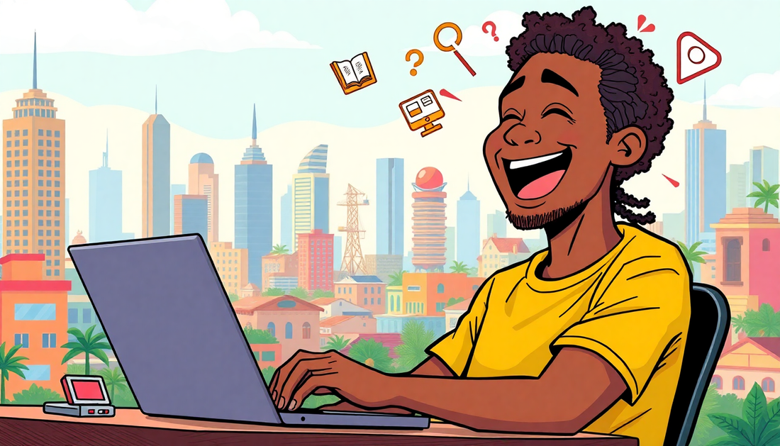 Comment Devenir Riche en Afrique Grâce à Internet : Une Aventure Hilarante