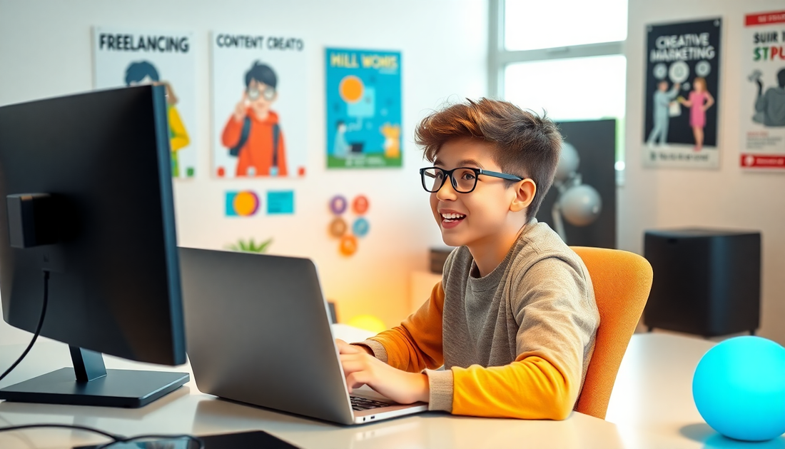 Comment un ado de 17 ans peut-il gagner de l'argent sur Internet (et s'amuser en même temps) ?